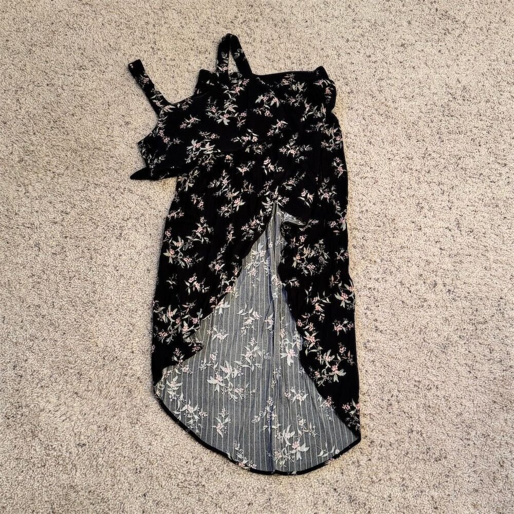 American Eagle Outfitters Black Floral Maxi Dress